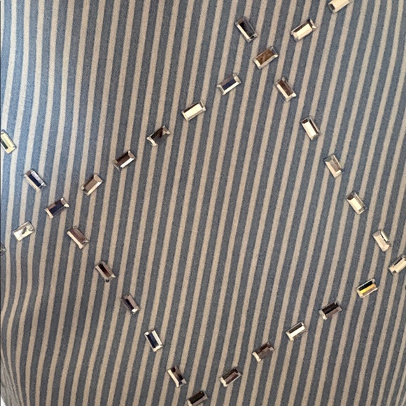 Talbots Rhinestone Dress Shirt - Picture 2 of 4